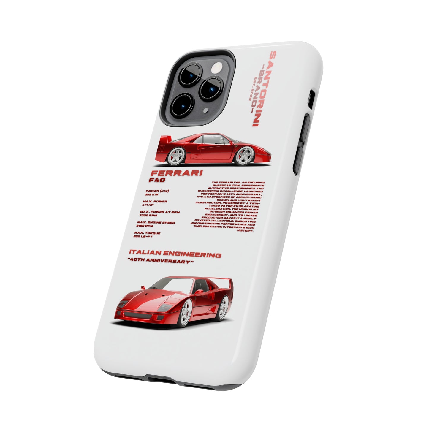 "Ferrari F40" Hard Case