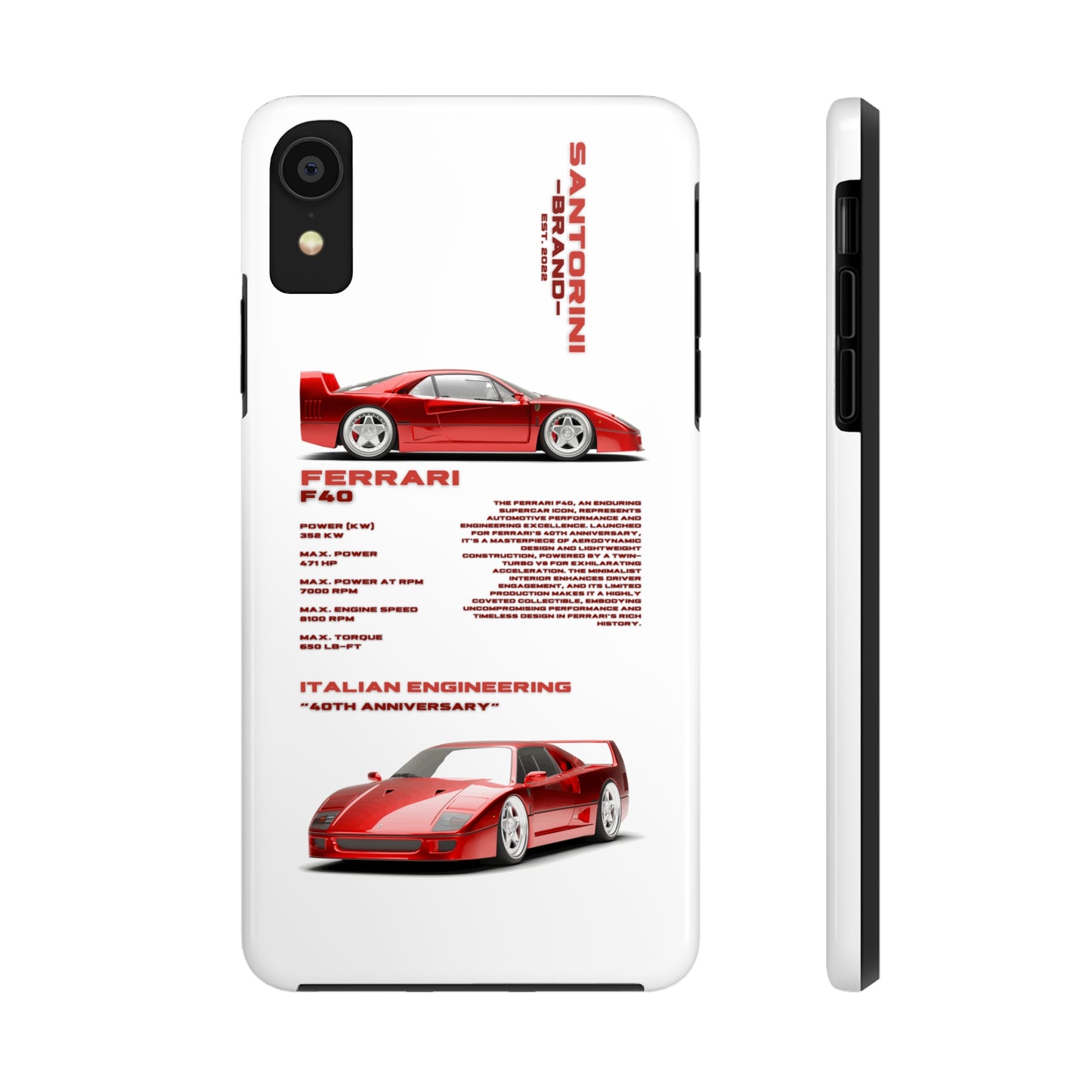 "Ferrari F40" Hard Case