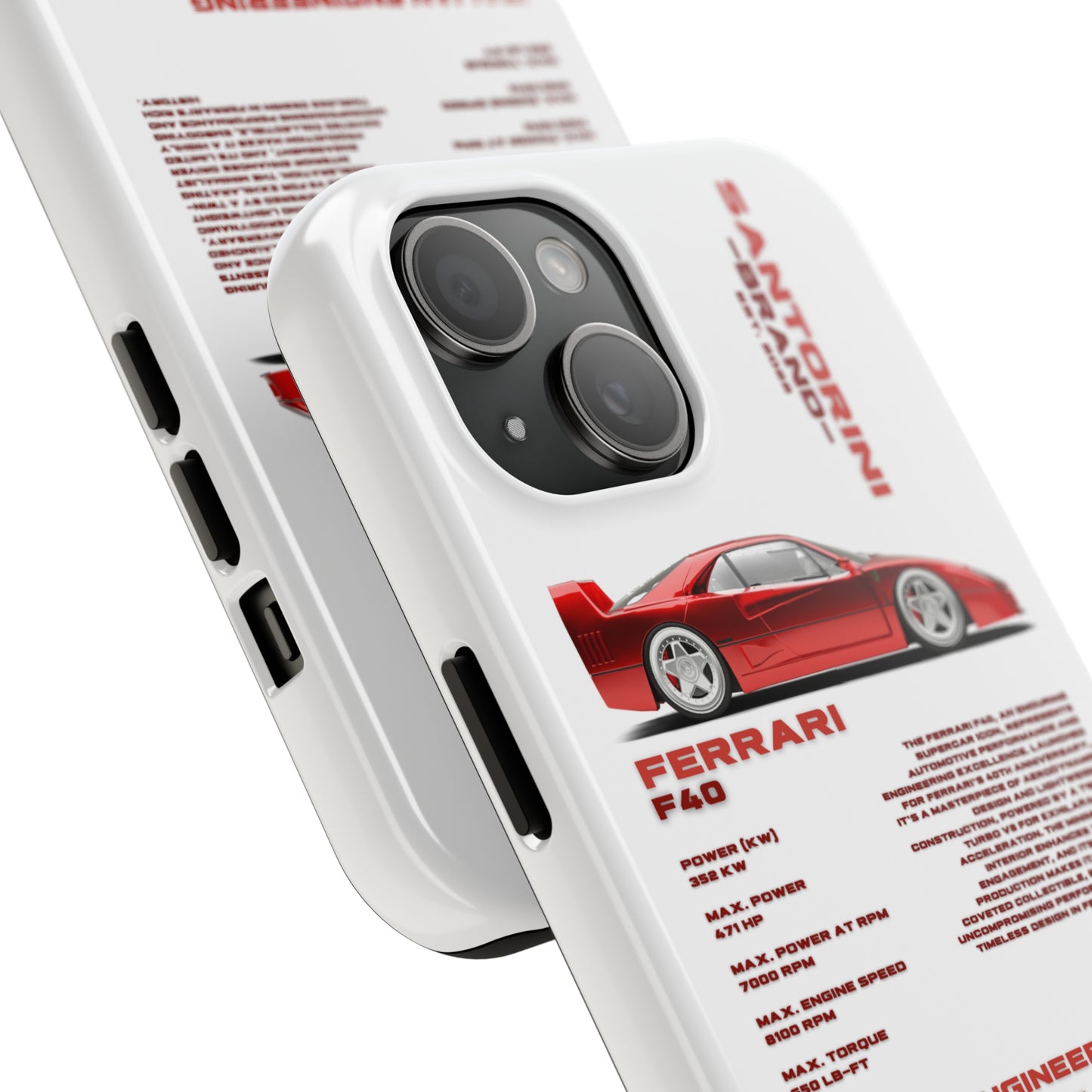 "Ferrari F40" Hard Case