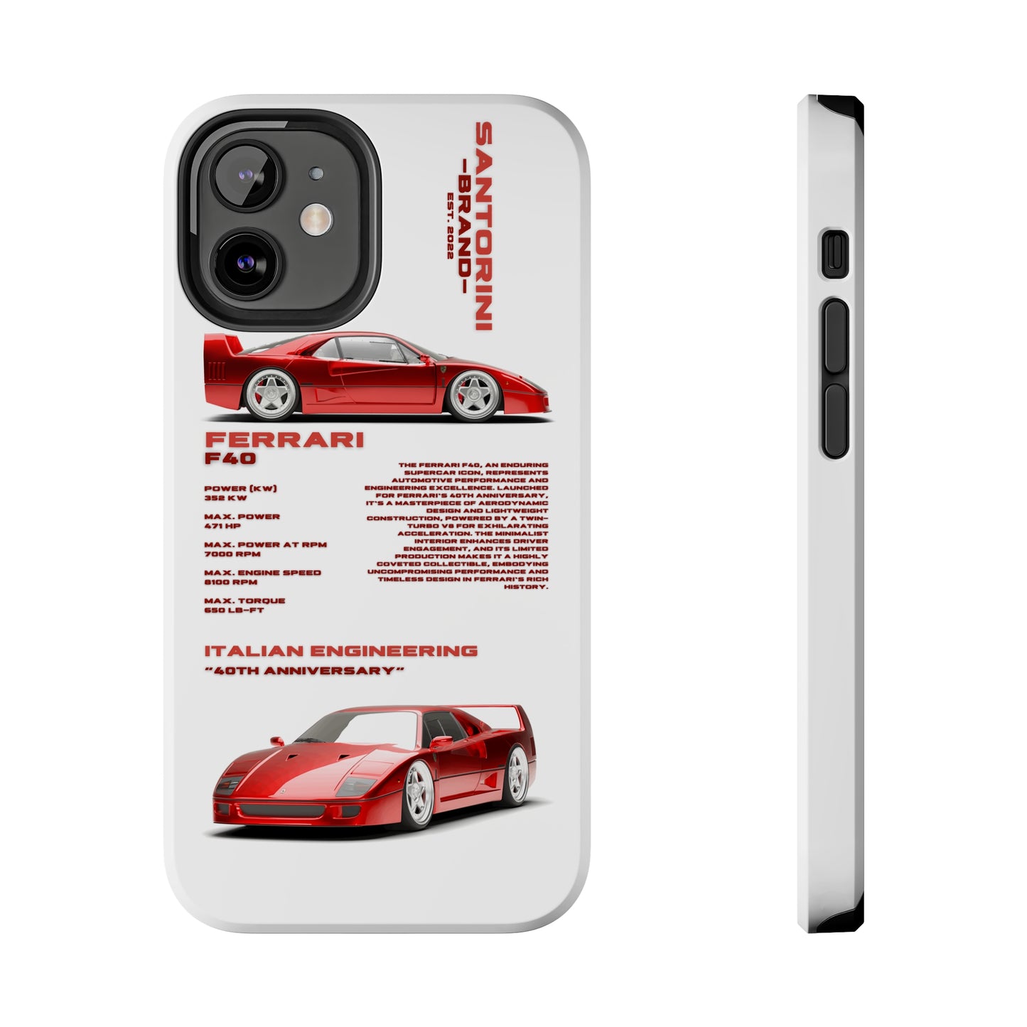 "Ferrari F40" Hard Case