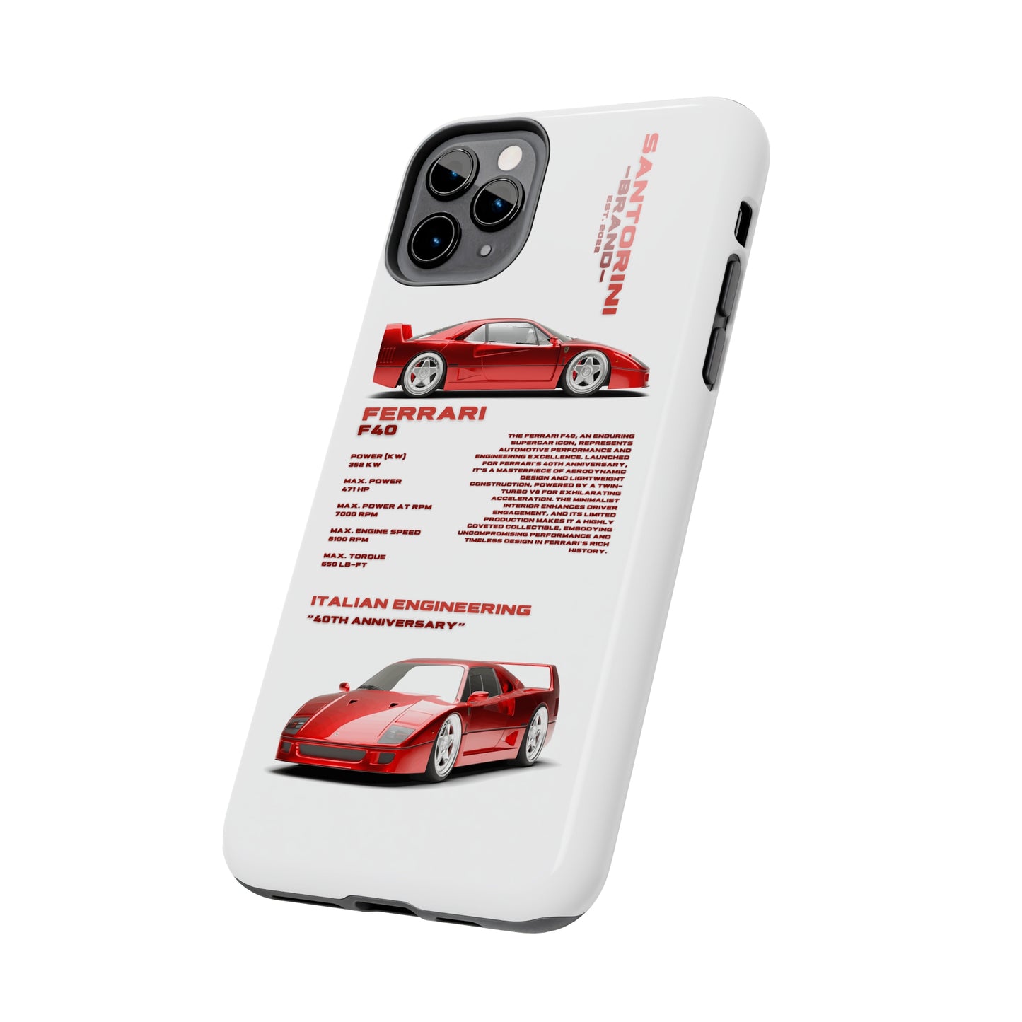 "Ferrari F40" Hard Case