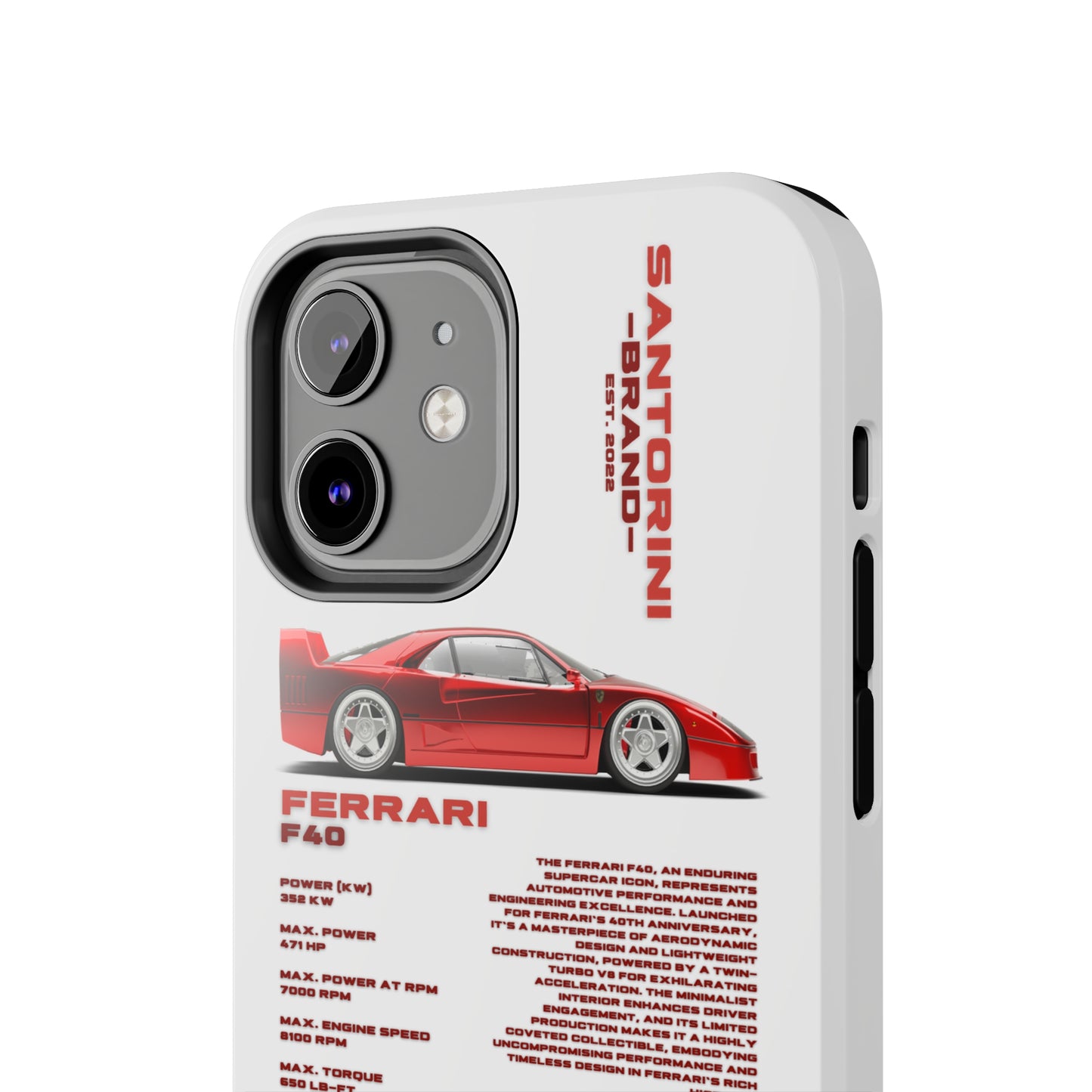 "Ferrari F40" Hard Case