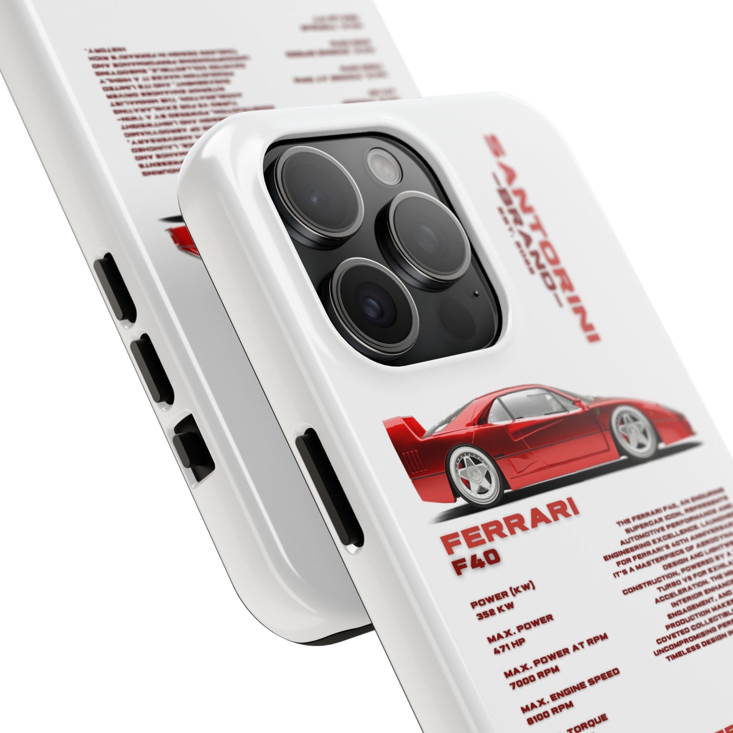 "Ferrari F40" Hard Case