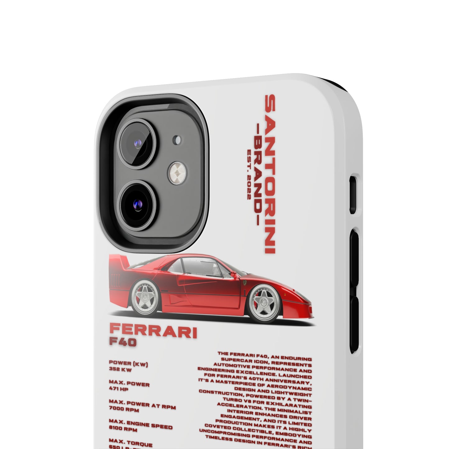 "Ferrari F40" Hard Case