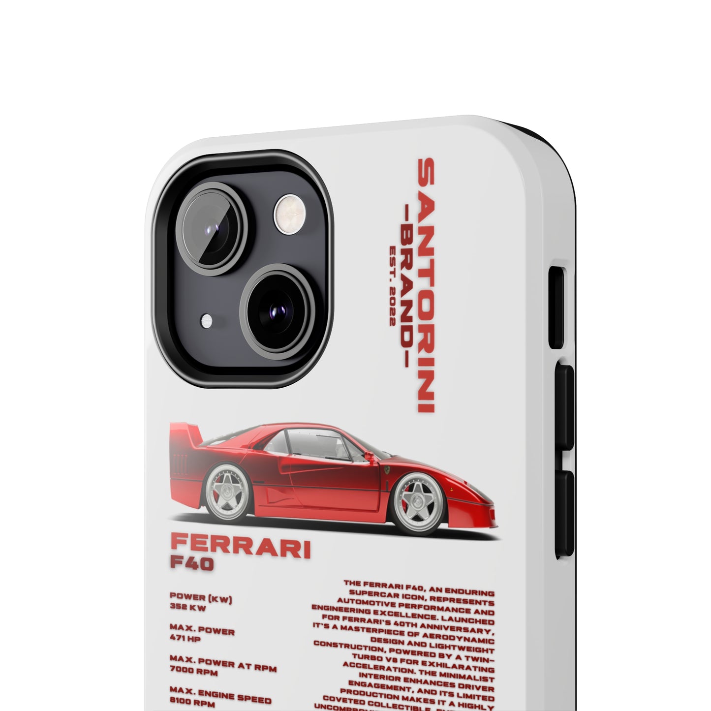 "Ferrari F40" Hard Case