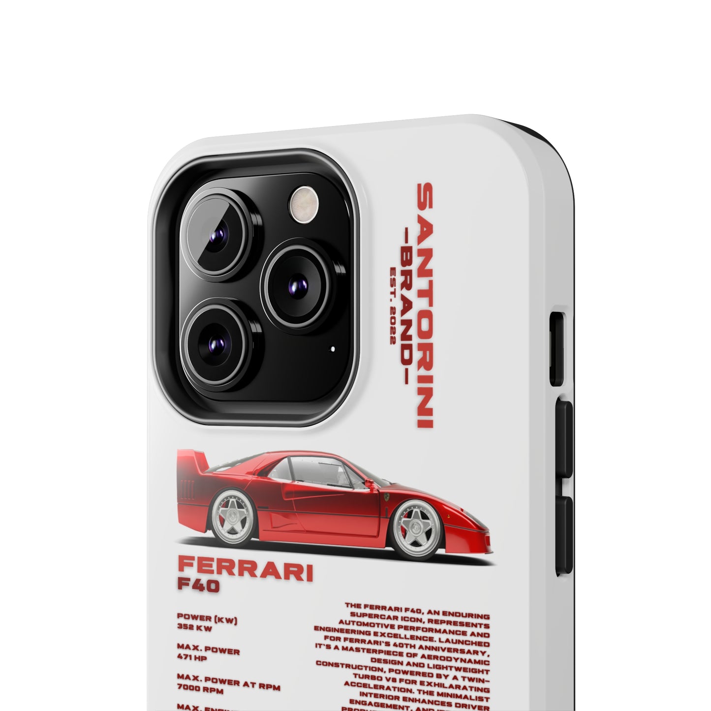 "Ferrari F40" Hard Case