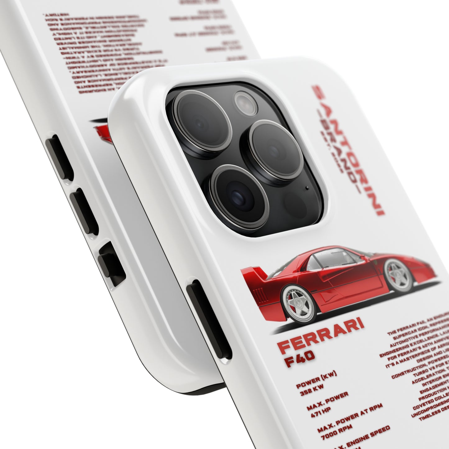 "Ferrari F40" Hard Case