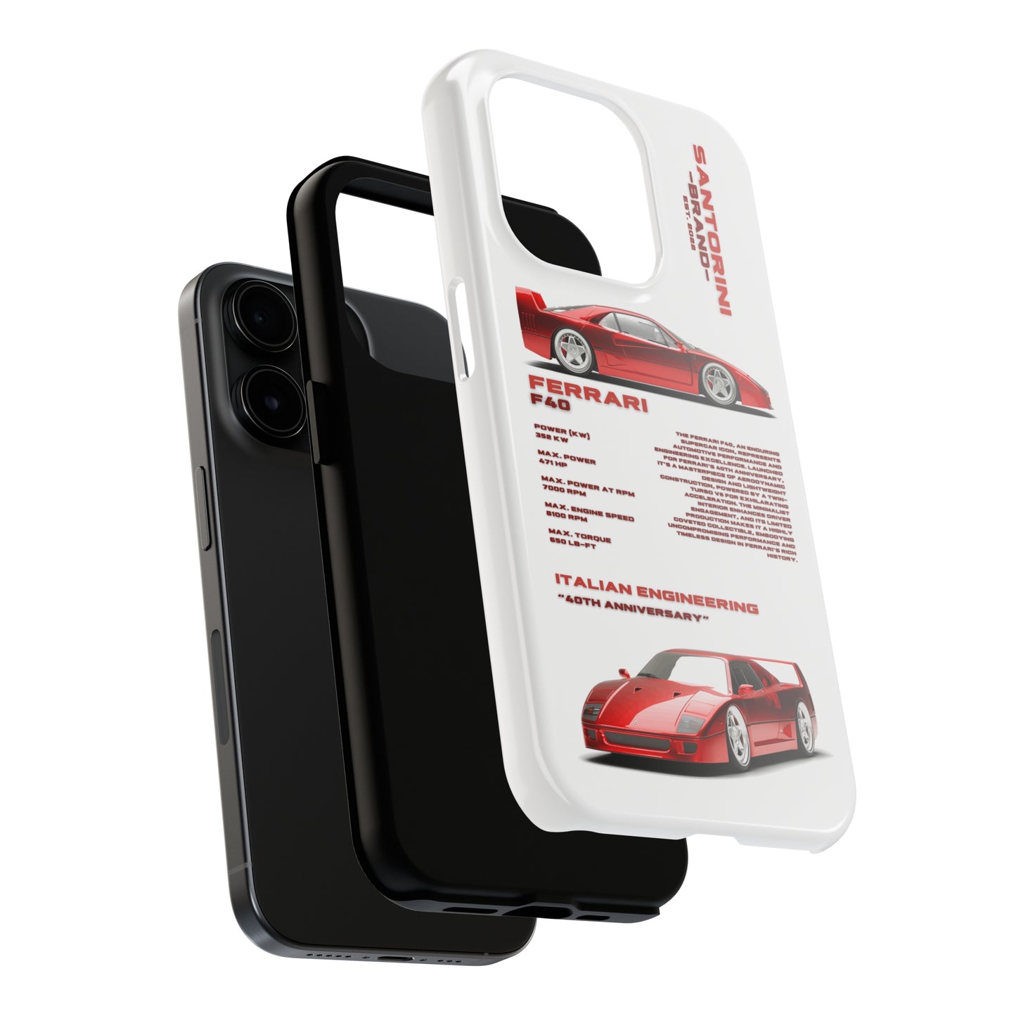 "Ferrari F40" Hard Case