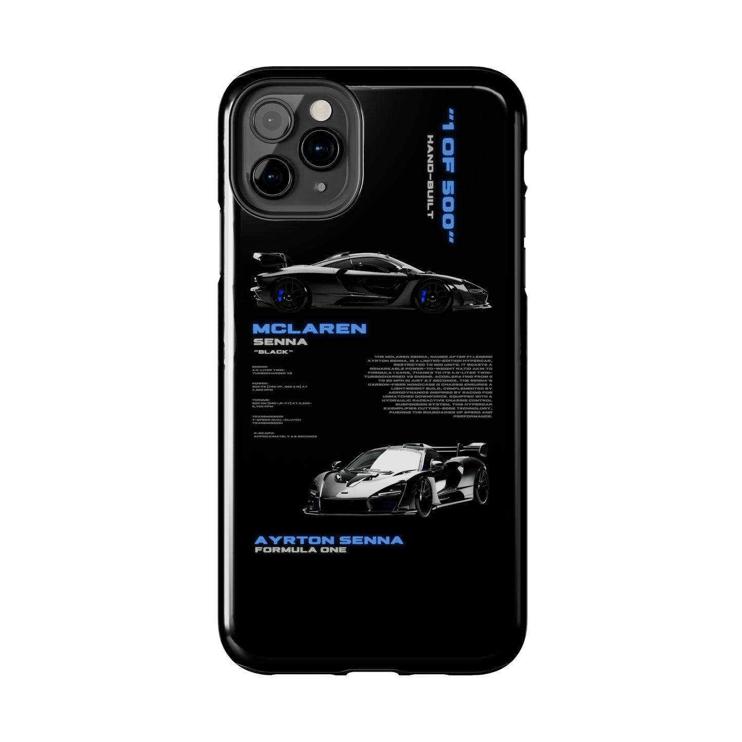 "Blue Senna" Hard Case