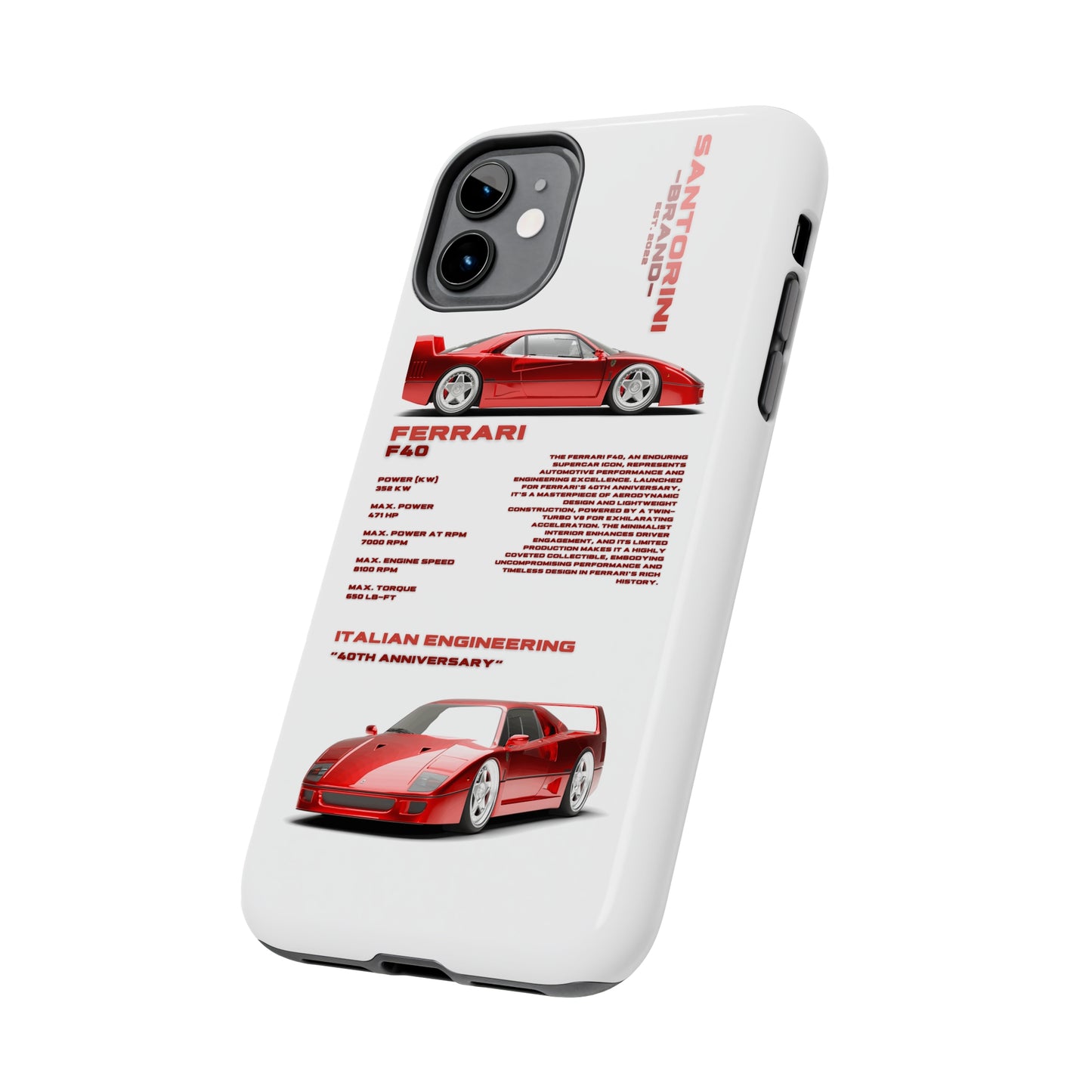 "Ferrari F40" Hard Case