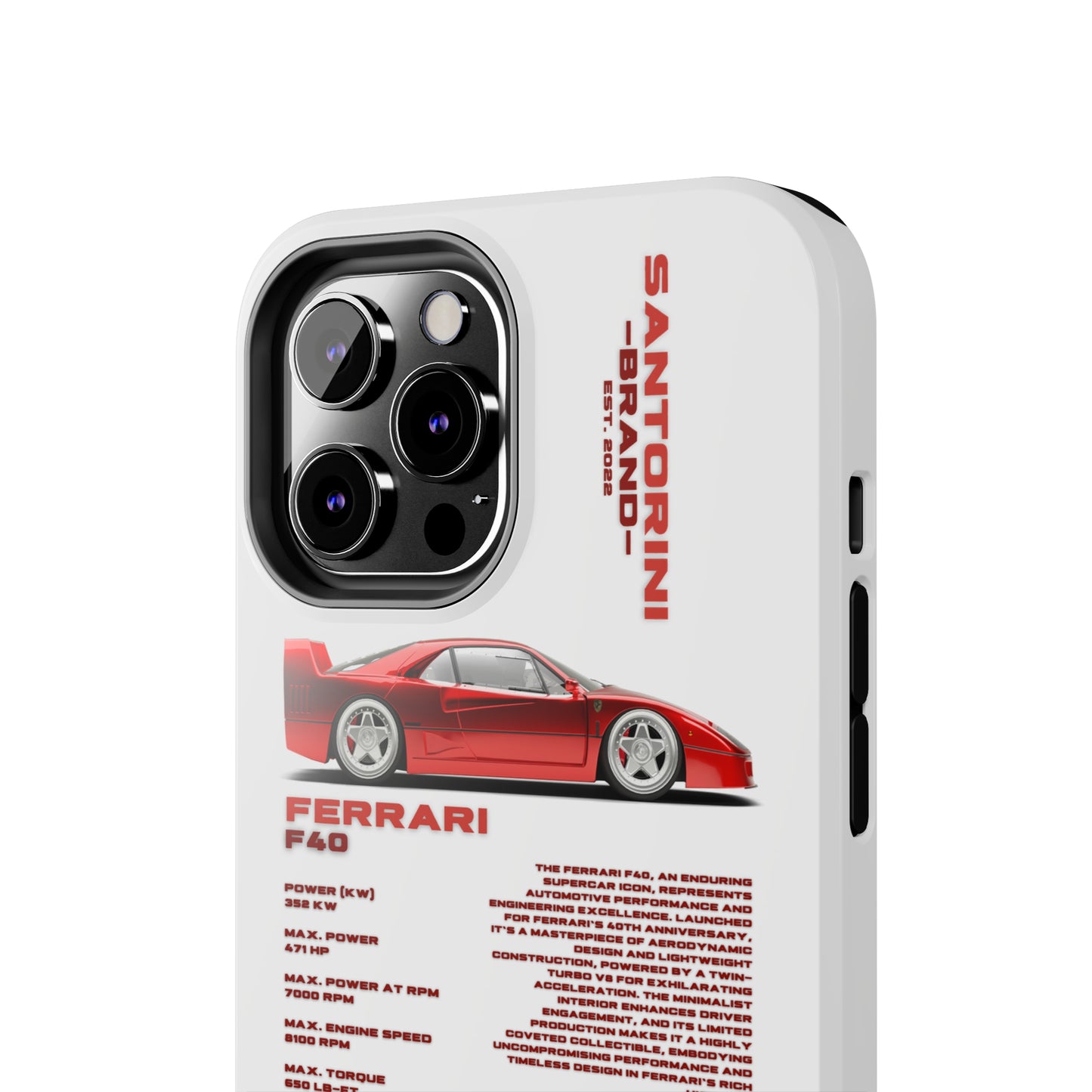 "Ferrari F40" Hard Case