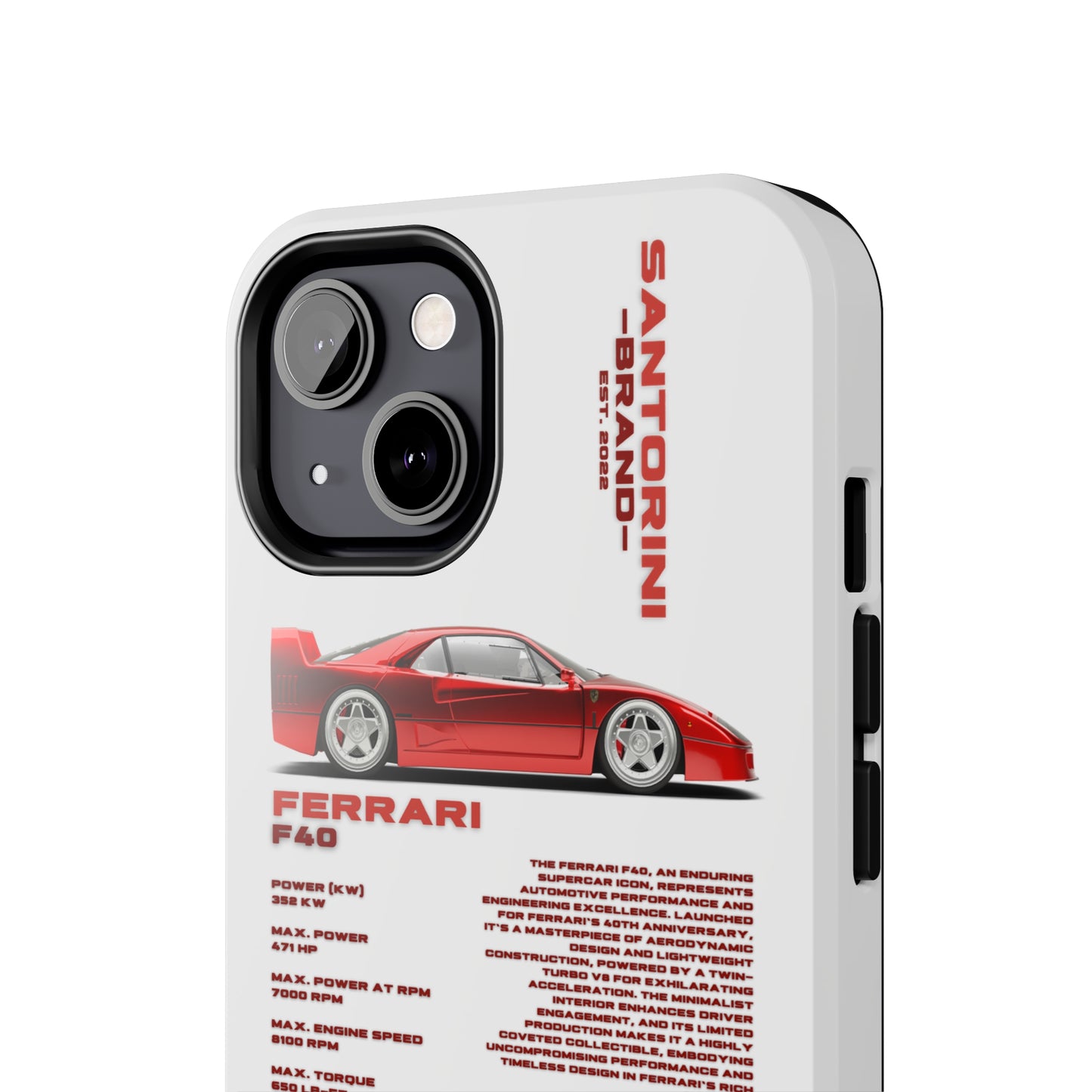 "Ferrari F40" Hard Case