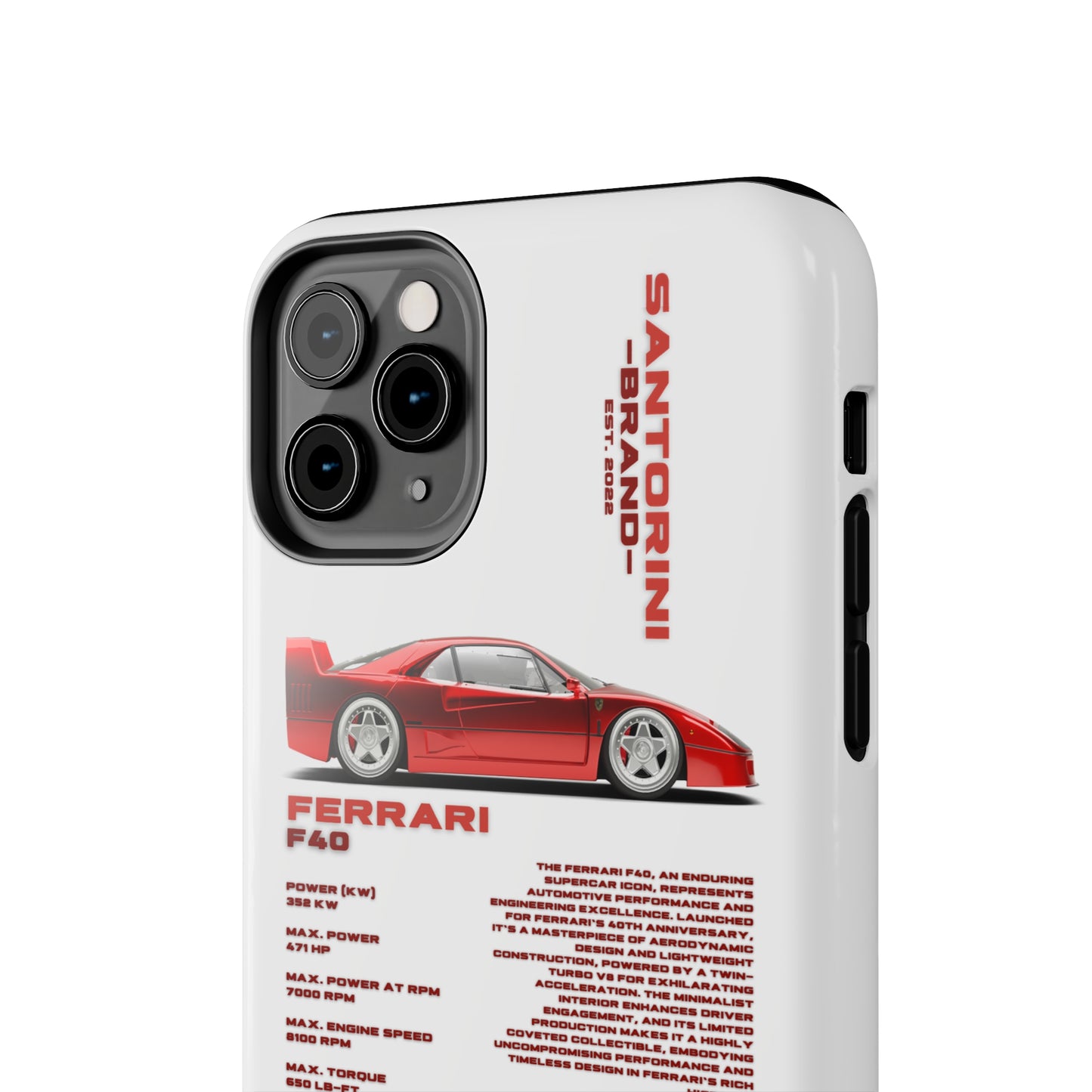 "Ferrari F40" Hard Case