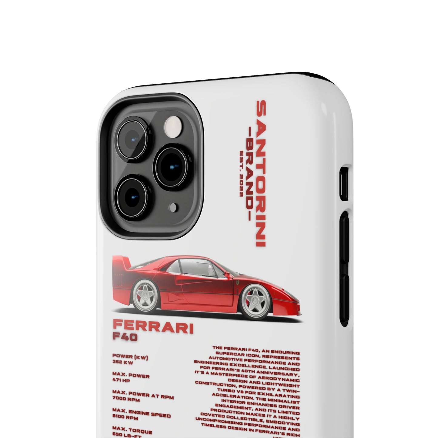 "Ferrari F40" Hard Case