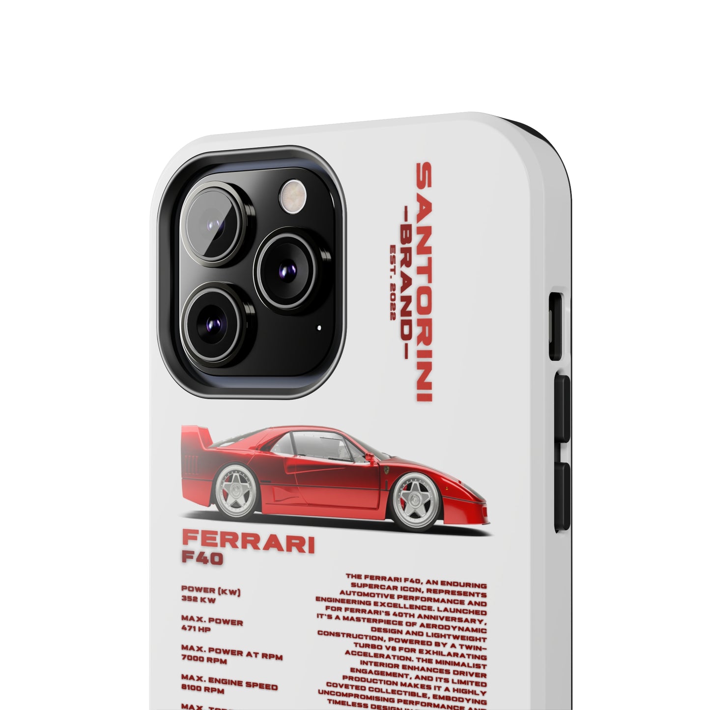 "Ferrari F40" Hard Case